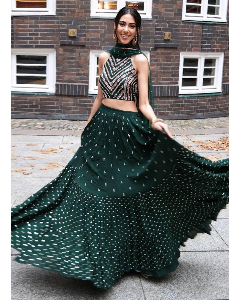 Gujarati wedding Chaniya, Rajasthani wedding Lehenga, Bengali wedding Lehenga, Maharashtrian weddings Lehenga, Tamil wedding Lehenga, Telugu wedding Lehenga, Kannada wedding Lehenga, Malayali wedding Lehenga, Marwari weddings Ghaghro, Jain wedding Lehenga, Muslim wedding Lehenga
